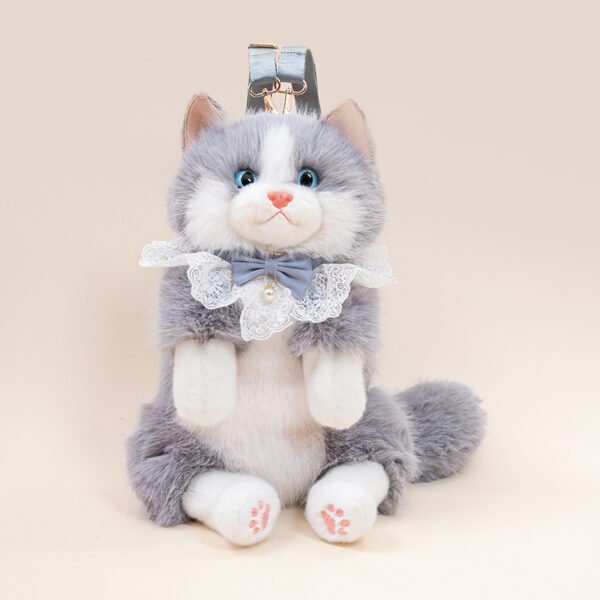 Fluffy Kitty Plush Backpack