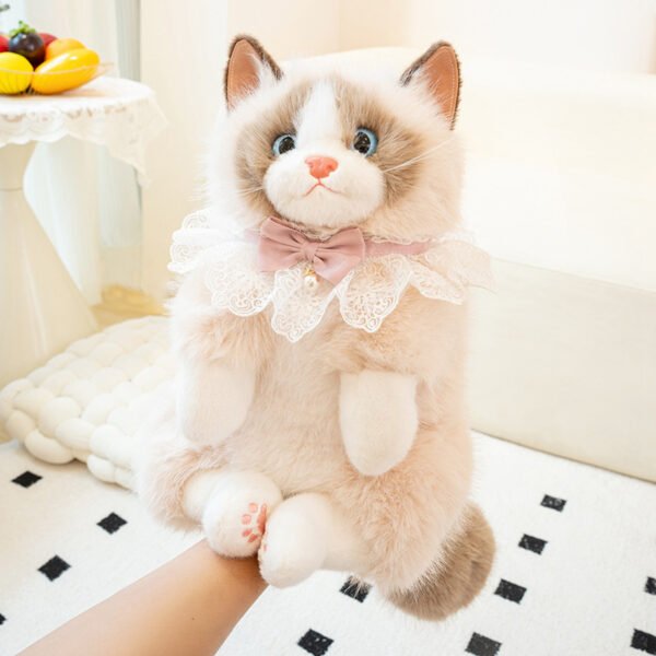Blush Ragdoll Kitty Plush Backpack